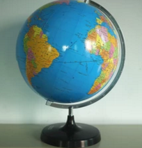 平面政區地球儀